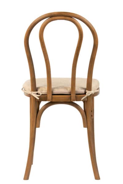 |  Krzesło kuchenne klasyczne rustykalne Vintage – Imitacja drewna + poduszka | krzeslaonline.pl