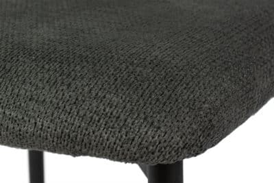 |  Krzesło kuchenne tapicerowane Fresco – kolor ciemnoszary | krzeslaonline.pl