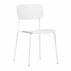 Krzesło nowoczesne kuchenne Elegante - białe
