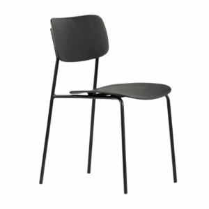 Krzesło nowoczesne kuchenne Elegante - czarne