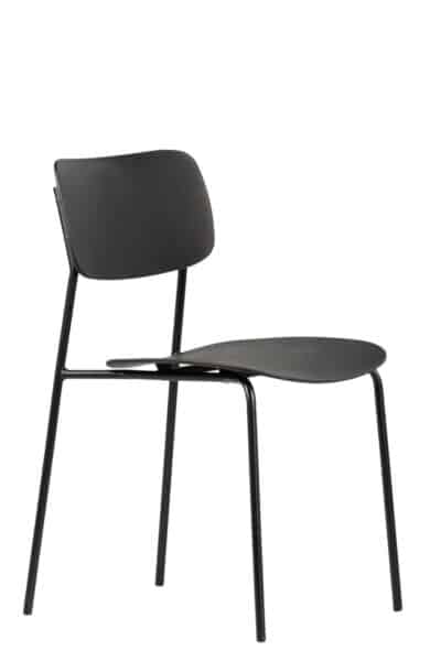 |  Krzesło nowoczesne kuchenne Elegante – czarne | krzeslaonline.pl