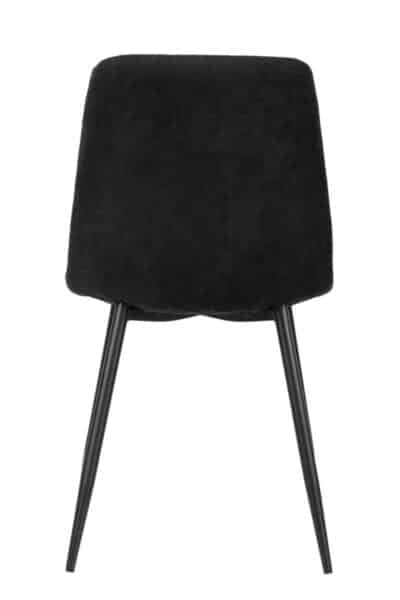 |  Krzesło tapicerowane skandynawskie Teddy – kolor czarny | krzeslaonline.pl