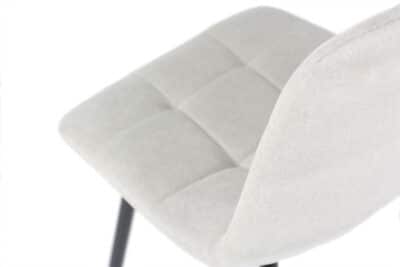 |  Krzesło tapicerowane skandynawskie Teddy – kolor jasny szary | krzeslaonline.pl