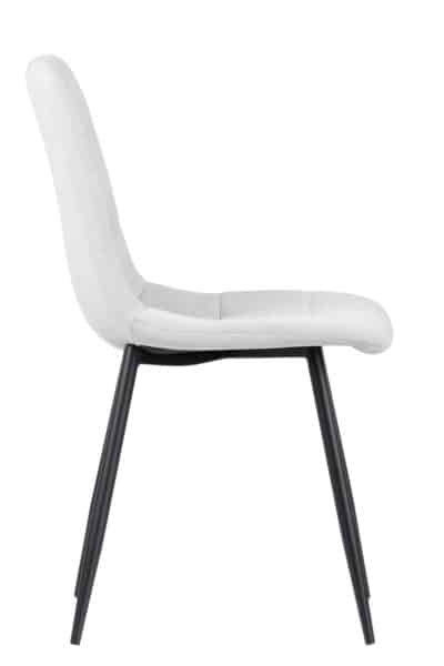 |  Krzesło tapicerowane skandynawskie Teddy – kolor jasny szary | krzeslaonline.pl