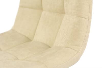 |  Krzesło tapicerowane skandynawskie Teddy – kolor beżowy | krzeslaonline.pl