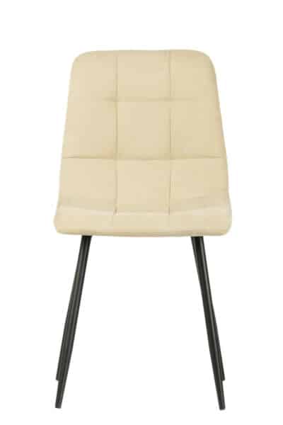 |  Krzesło tapicerowane skandynawskie Teddy – kolor beżowy | krzeslaonline.pl