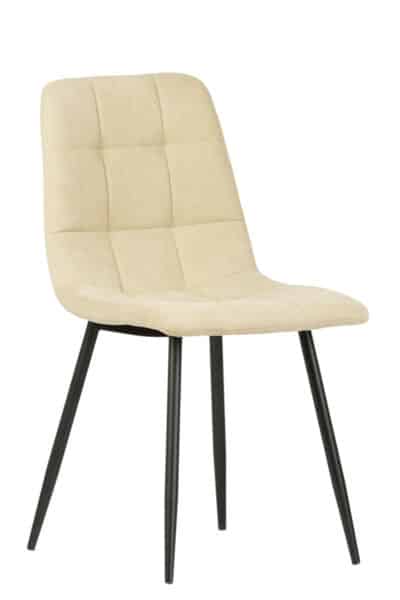 |  Krzesło tapicerowane skandynawskie Teddy – kolor beżowy | krzeslaonline.pl