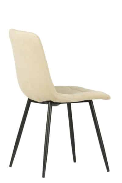 |  Krzesło tapicerowane skandynawskie Teddy – kolor beżowy | krzeslaonline.pl