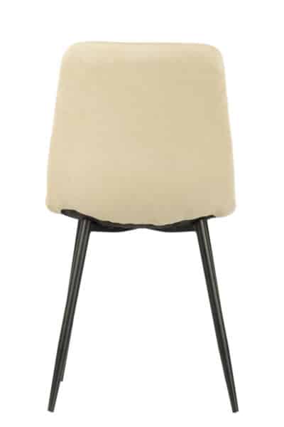 |  Krzesło tapicerowane skandynawskie Teddy – kolor beżowy | krzeslaonline.pl