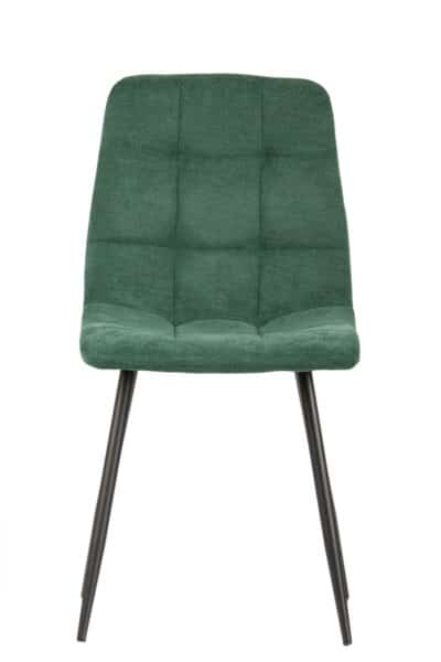 |  Krzesło tapicerowane skandynawskie Teddy – kolor zielony | krzeslaonline.pl