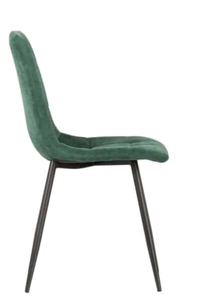 |  Krzesło tapicerowane skandynawskie Teddy – kolor zielony | krzeslaonline.pl