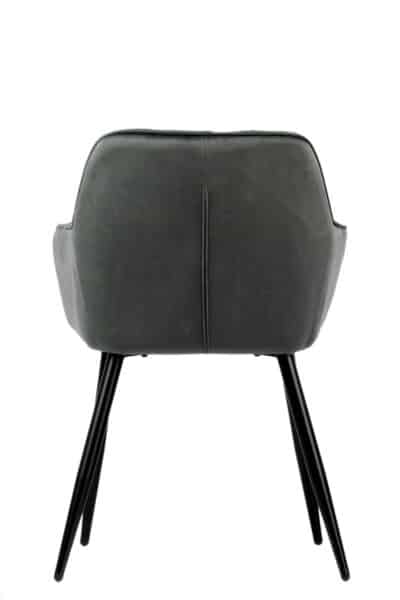 |  Krzesło tapicerowane welurowe Imperio – kolor szary | krzeslaonline.pl