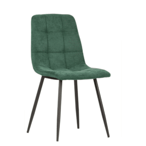 Krzesło tapicerowane skandynawskie Teddy - kolor zielony