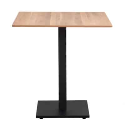 |  Stolik kawiarniany zewnętrzny ogrodowy imitacja drewna 70×70 – kolor jasny | krzeslaonline.pl