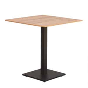 |  Stolik kawiarniany zewnętrzny ogrodowy imitacja drewna 70×70 – kolor jasny | krzeslaonline.pl