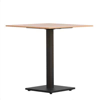 |  Stolik kawiarniany zewnętrzny ogrodowy imitacja drewna 70×70 – kolor jasny | krzeslaonline.pl