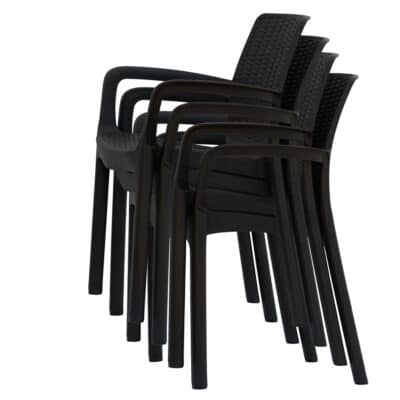 |  Zestaw mebli ogrodowych Riviera – imitacja rattanu | krzeslaonline.pl