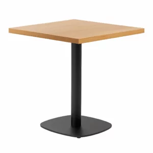 |  Kawiarniany stolik 68x68x3,6 – dąb lancelot podstawa 0966-ARP | krzeslaonline.pl