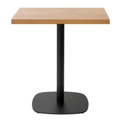 |  Kawiarniany stolik 68x68x3,6 – dąb lancelot podstawa 0966-ARP | krzeslaonline.pl