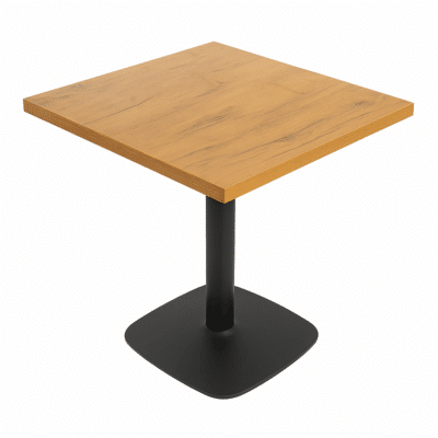 |  Stolik kawiarniany 68x68x3,6 dąb lancelot podstawa 0966-ARP | krzeslaonline.pl