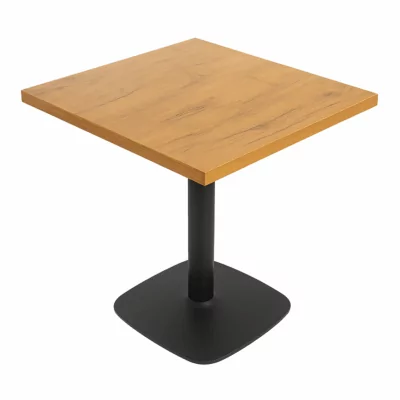 |  Kawiarniany stolik 68x68x3,6 – dąb lancelot podstawa 0966-ARP | krzeslaonline.pl