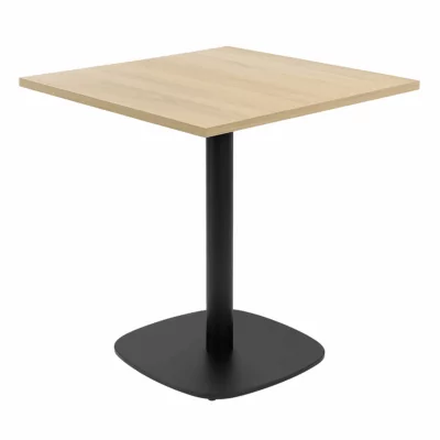 |  Kawiarniany stolik 68x68x1,8 – dąb sonoma podstawa 0966-ARP | krzeslaonline.pl