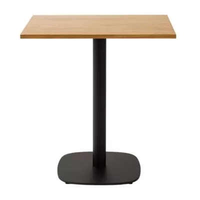 |  Kawiarniany stolik 68x68x1,8 – dąb lancelot podstawa 0966-ARP | krzeslaonline.pl