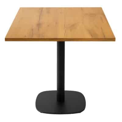 |  Stolik kawiarniany 68x68x1,8 dąb lancelot podstawa 0966-ARP | krzeslaonline.pl