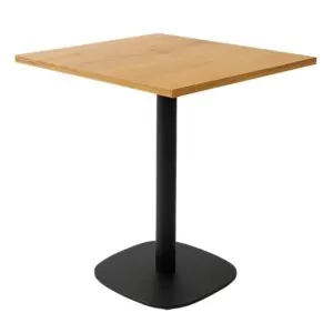 |  Kawiarniany stolik 68x68x1,8 – dąb lancelot podstawa 0966-ARP | krzeslaonline.pl