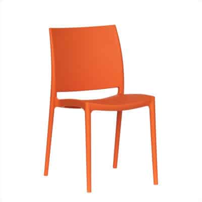 |  Krzesło konferencyjne biurowe REST – kolor pomarańczowy | krzeslaonline.pl