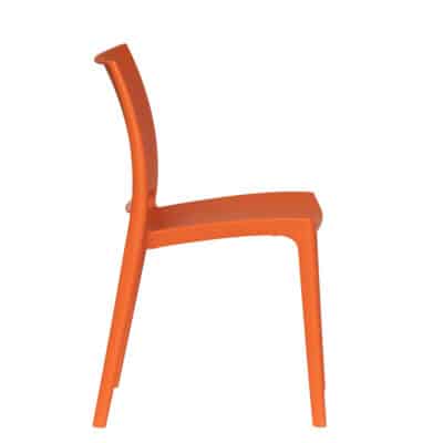 |  Krzesło konferencyjne biurowe REST – kolor pomarańczowy | krzeslaonline.pl