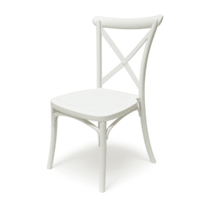 Krzesełko dziecięce Boho - kolor biały