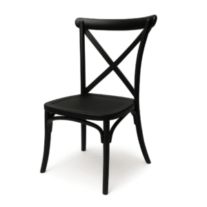 Krzesełko dziecięce Boho - kolor czarny