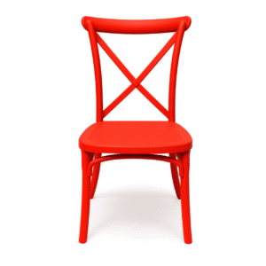 Krzesełko dziecięce Boho - kolor czerwony