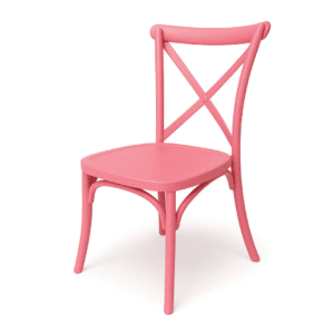 Krzesełko dziecięce Boho - kolor różowy