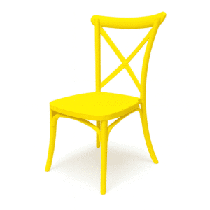 Krzesełko dziecięce Boho - kolor żółty