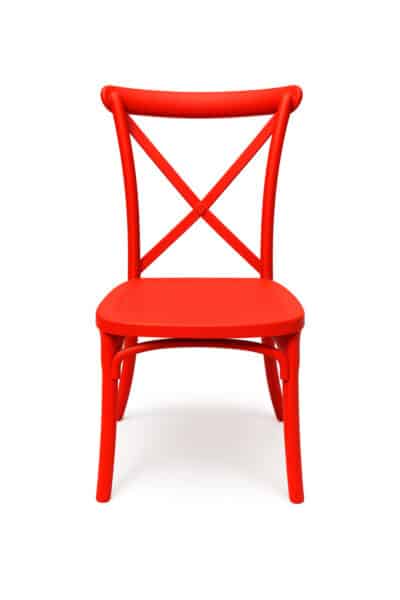 |  Krzesełko dziecięce Boho – kolor czerwony | krzeslaonline.pl