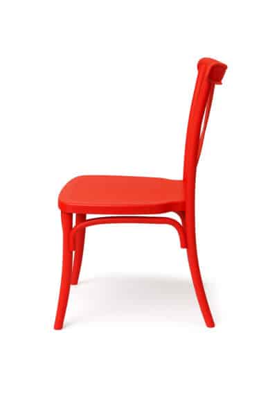 |  Krzesełko dziecięce Boho – kolor czerwony | krzeslaonline.pl