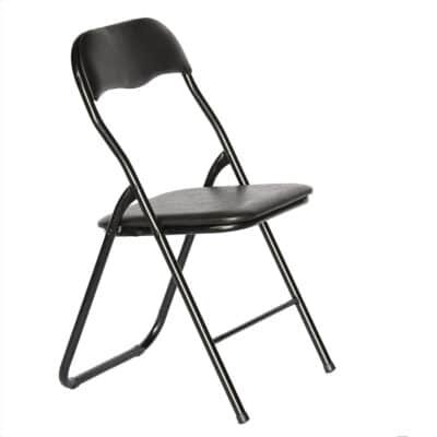 |  Krzesło składane biurowe ogrodowe Black Premium | krzeslaonline.pl