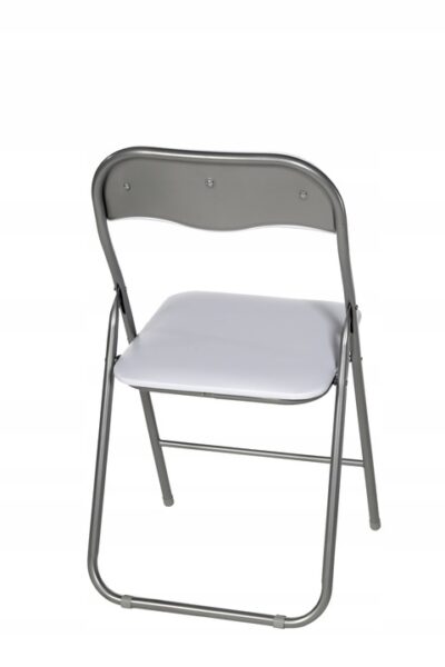 |  Zestaw cateringowy ogrodowy biały składany – stół 180x74cm + 6 krzeseł White | krzeslaonline.pl