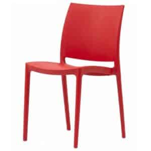 |  Krzesło konferencyjne biurowe REST – kolor czerwony | krzeslaonline.pl