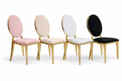 |  Krzesło weselne amerykańskie Glamour O-back 8in1 | krzeslaonline.pl