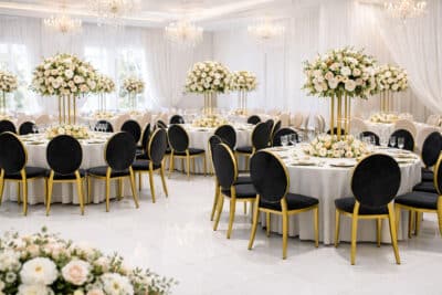 |  Krzesło weselne amerykańskie Glamour O-back 8in1 | krzeslaonline.pl