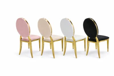 |  Krzesło weselne amerykańskie Glamour O-back 8in1 | krzeslaonline.pl