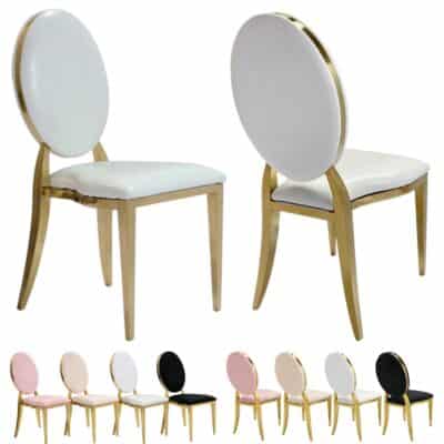 |  Krzesło weselne amerykańskie Glamour O-back 8in1 | krzeslaonline.pl