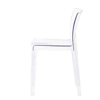 |  Krzesło konferencyjne biurowe REST – przezroczyste transparentne | krzeslaonline.pl