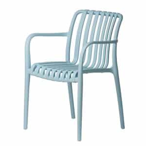 |  Krzesło ogrodowe ażurowe Aura – niebieskie | krzeslaonline.pl