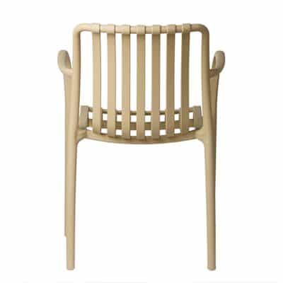 |  Krzesło ogrodowe ażurowe Aura – beżowe | krzeslaonline.pl