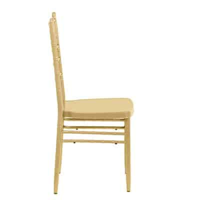 |  Krzesło weselne amerykańskie Chiavari z poduszką – kolor złoty | krzeslaonline.pl