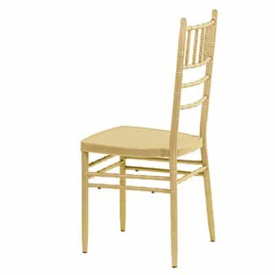 |  Krzesło weselne amerykańskie Chiavari z poduszką – kolor złoty | krzeslaonline.pl